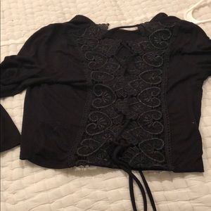 Black lacey shirt